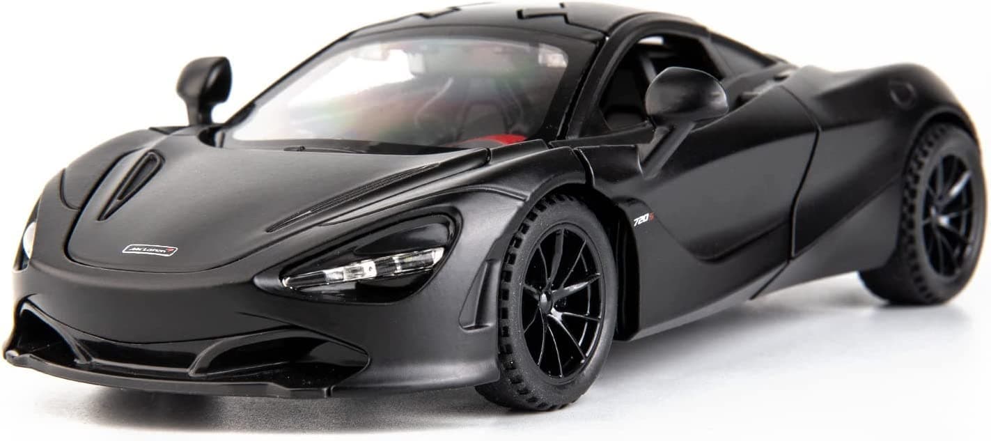 - WireScorts 1:32 Diecast Car Model MCLAREN 720s Alloy Toy Car Pull Back with Light and Sound Toy Vehicle for Girls Boys Adults Gift - Black
