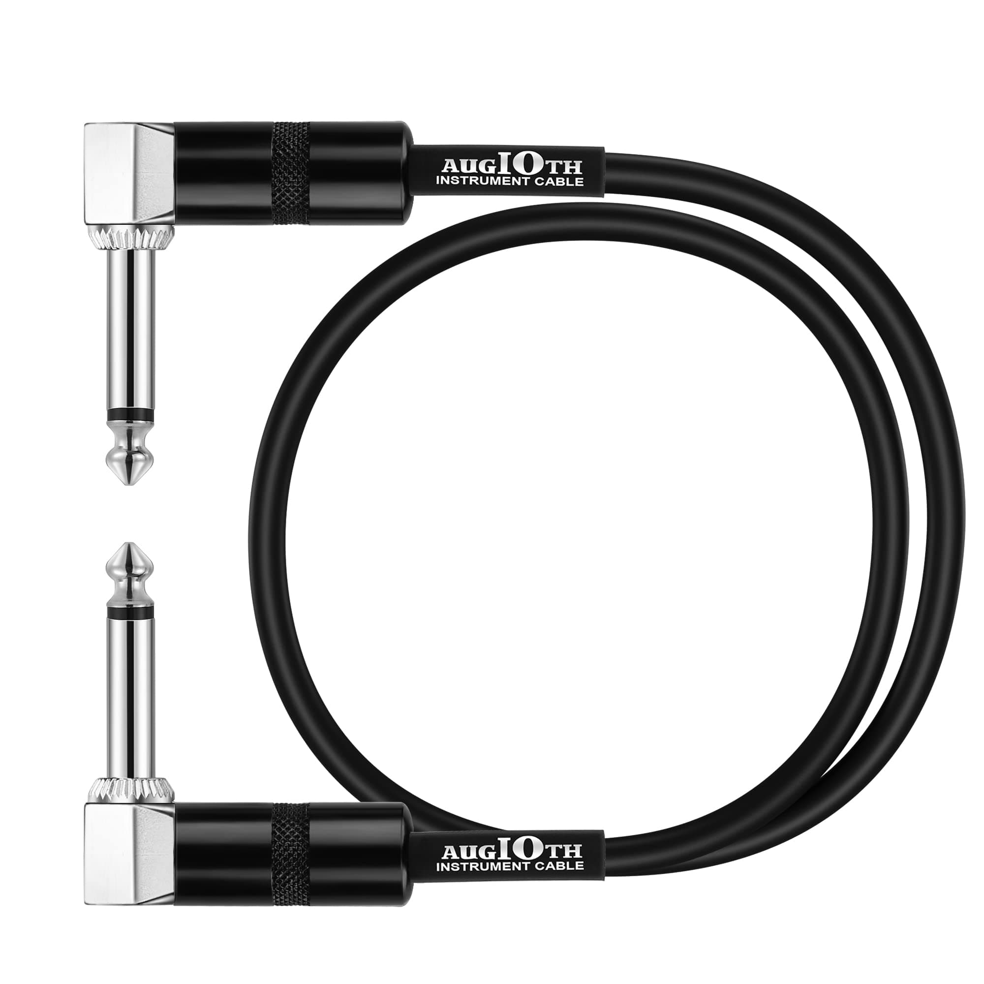 30 CM 12Inch Guitar Patch Cable Performance Guitar Effect Pedal Cables Angled to Angled