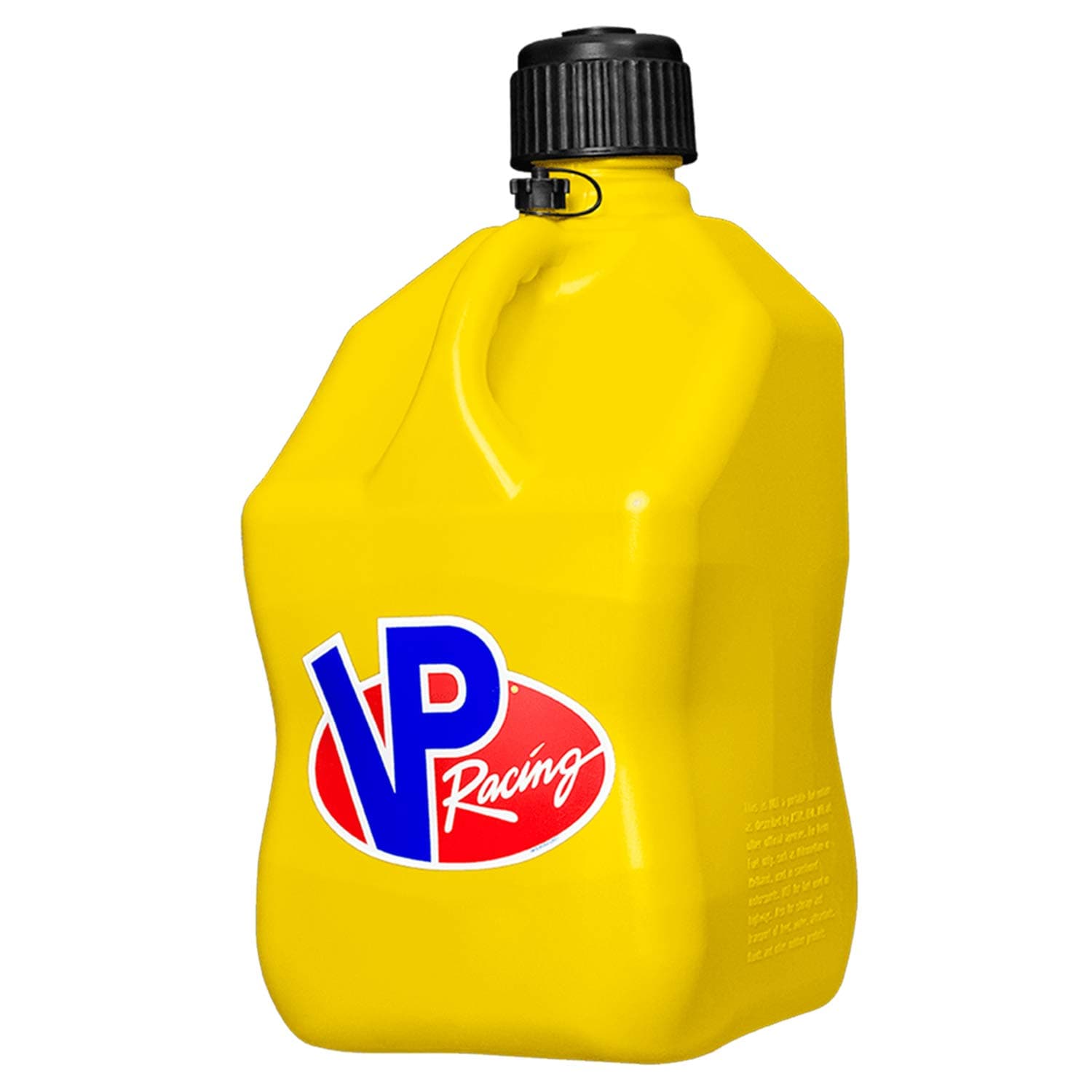 VP Racing 5 Gallon Yellow HDPE Alcohol Jug Fuel Container