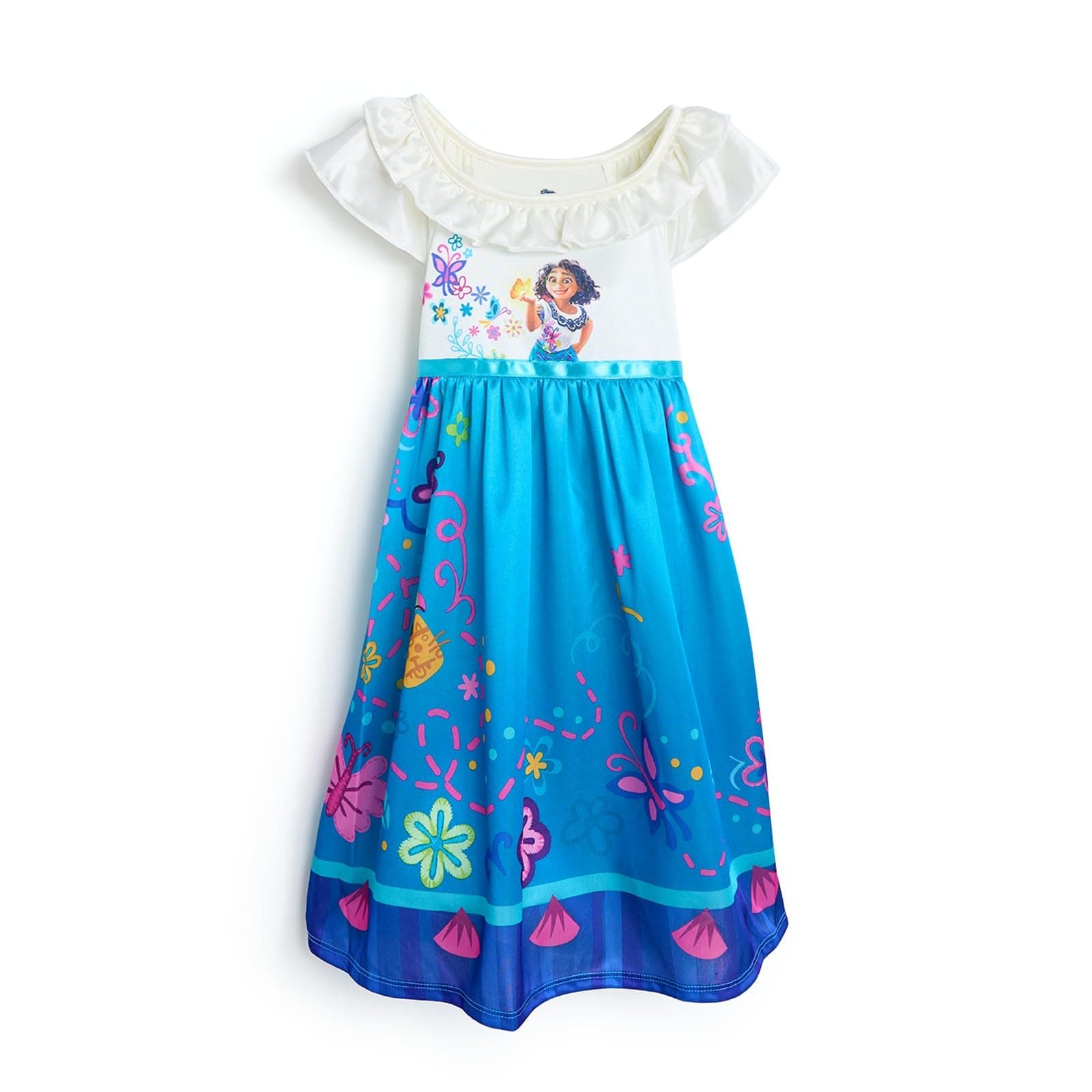 Girls' Princess Dress Nightgown, Fantasy Gown, Soft & Cute Pajamas for Kids