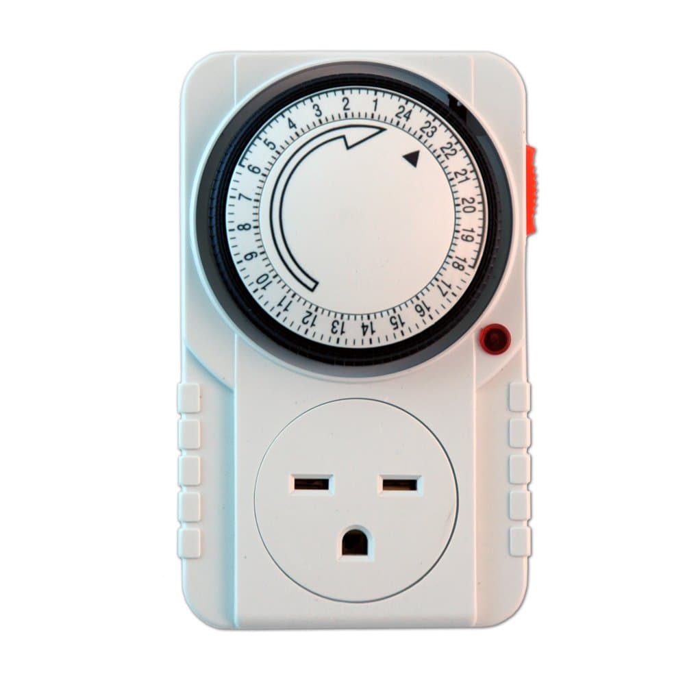 240V Analog Single Timer, Single Outlet Electrical Timer