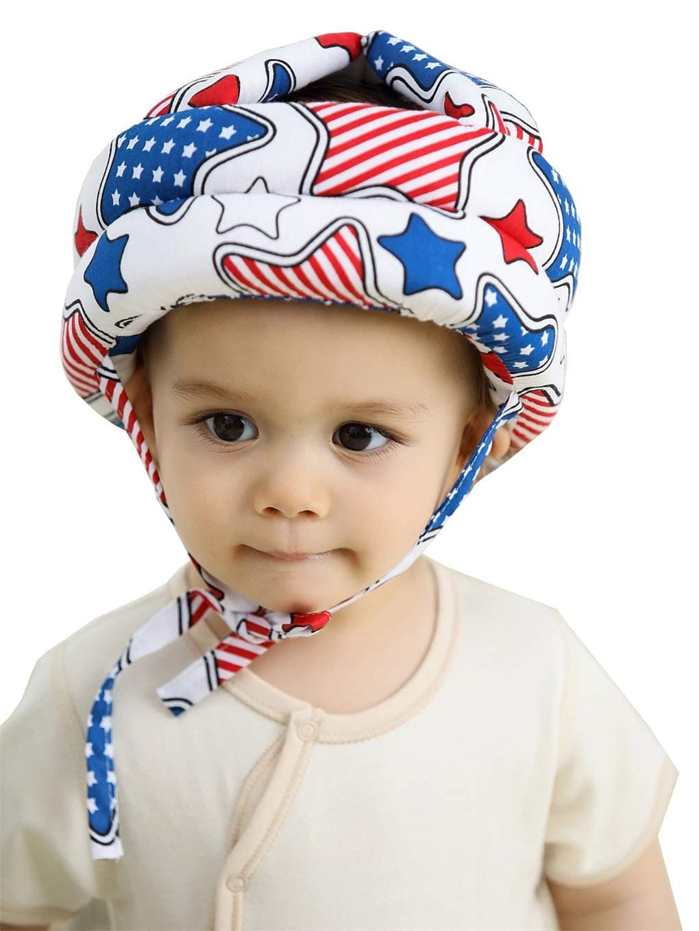 Baby Toddler Protective Cap, Adjustable Size Baby Learn to Walk Or Run Soft Safety Helmet, Infant Anti-Fall Anti-Collision Head Protection Hats, for Children from 6 Months~6 Years Old