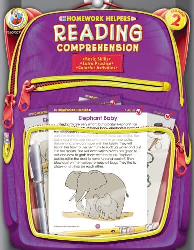 Reading Comprehension Homework Helper, Grade 2