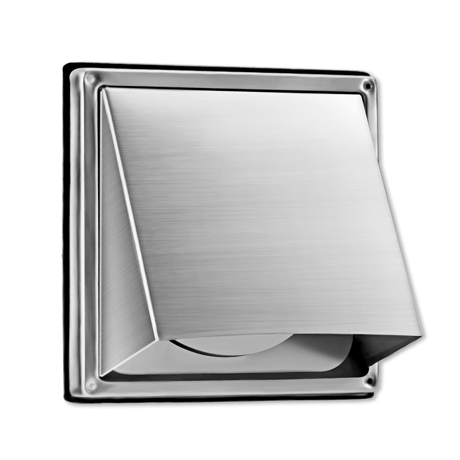 4-Inch External Extractor Wall Vent Cushioned Non Return Flap