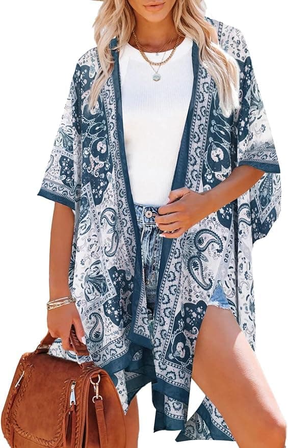 Moss Rose Women Summer Bikini Kimono Bathing Suit Cover Ups for Swimwear