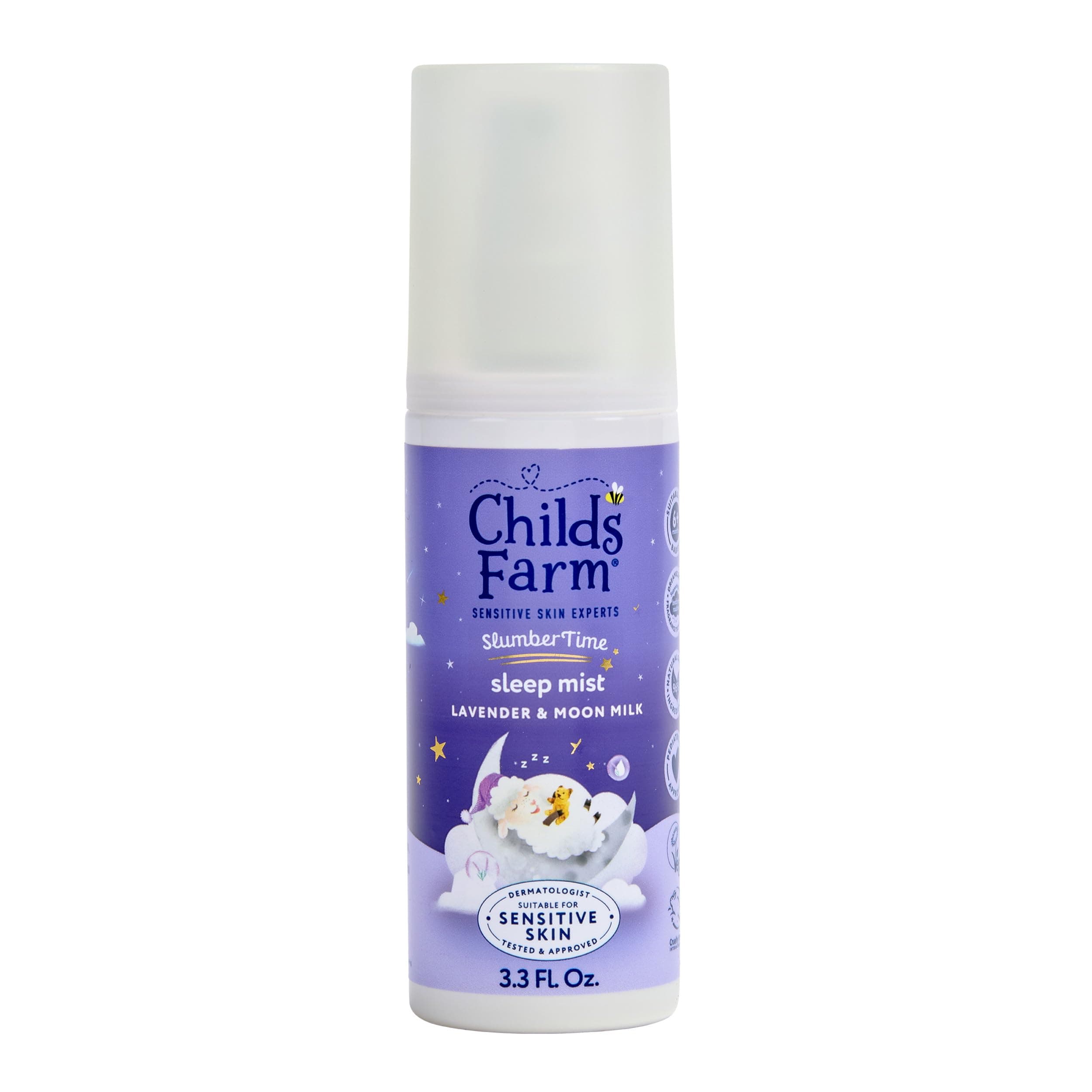 Childs Farm SlumberTime Sleep Mist Lavender and Moon Milk Suitable for Babies with Dry, Sensitive and Eczema-prone Skin 100ml