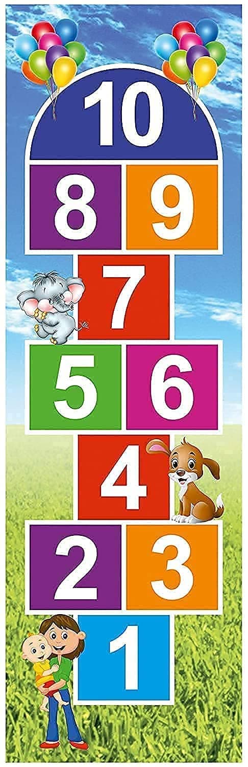 NVD Balancing Jumbo Play mat Game for Kids n Adults Family Game Balancing Game an Unique Game, Suitable for Indoor and Outdoor (3 feet x 8 feet) (Cream)