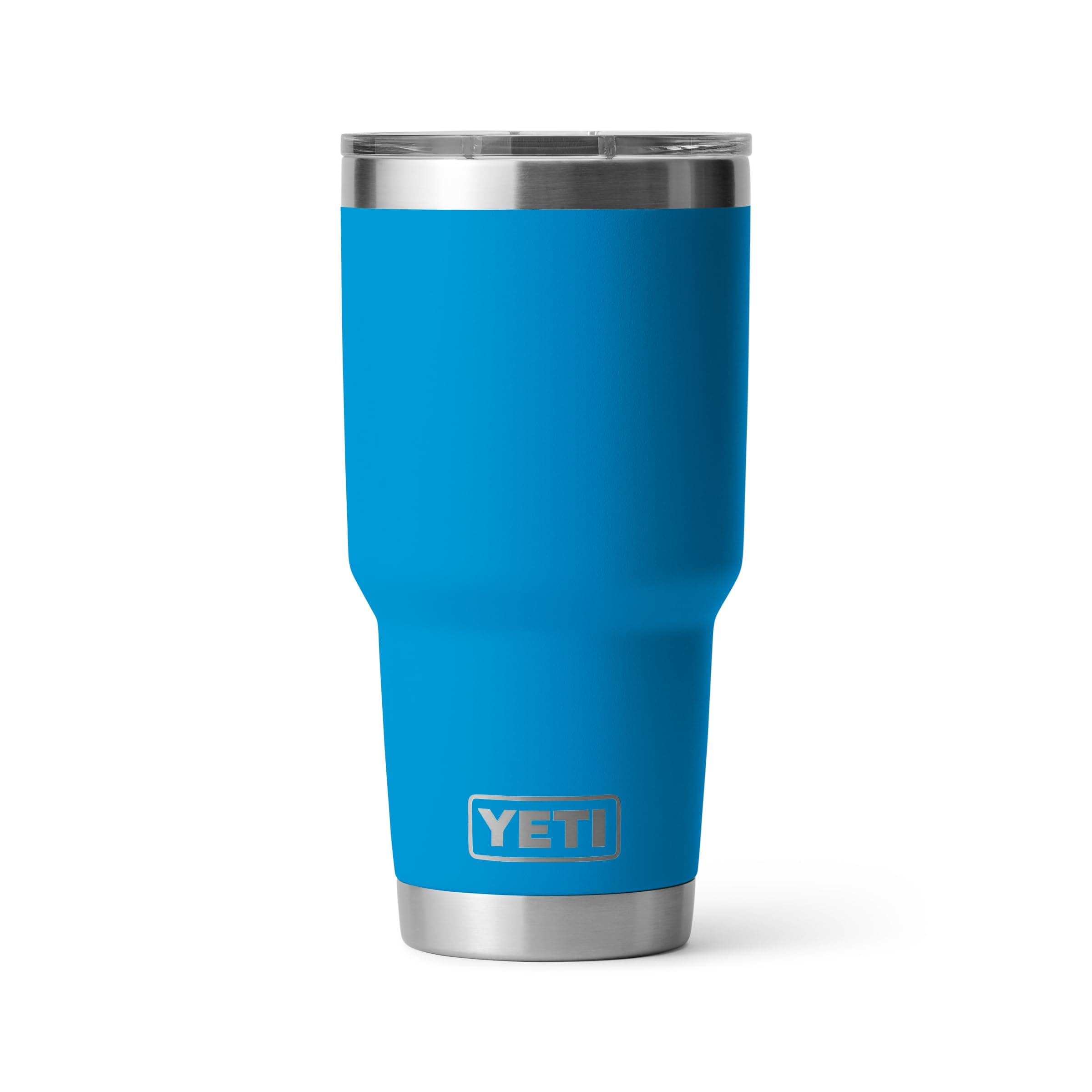 YETI Rambler 30 oz Tumbler, Stainless Steel, Vacuum Insulated with MagSlider Lid, Big Wave Blue