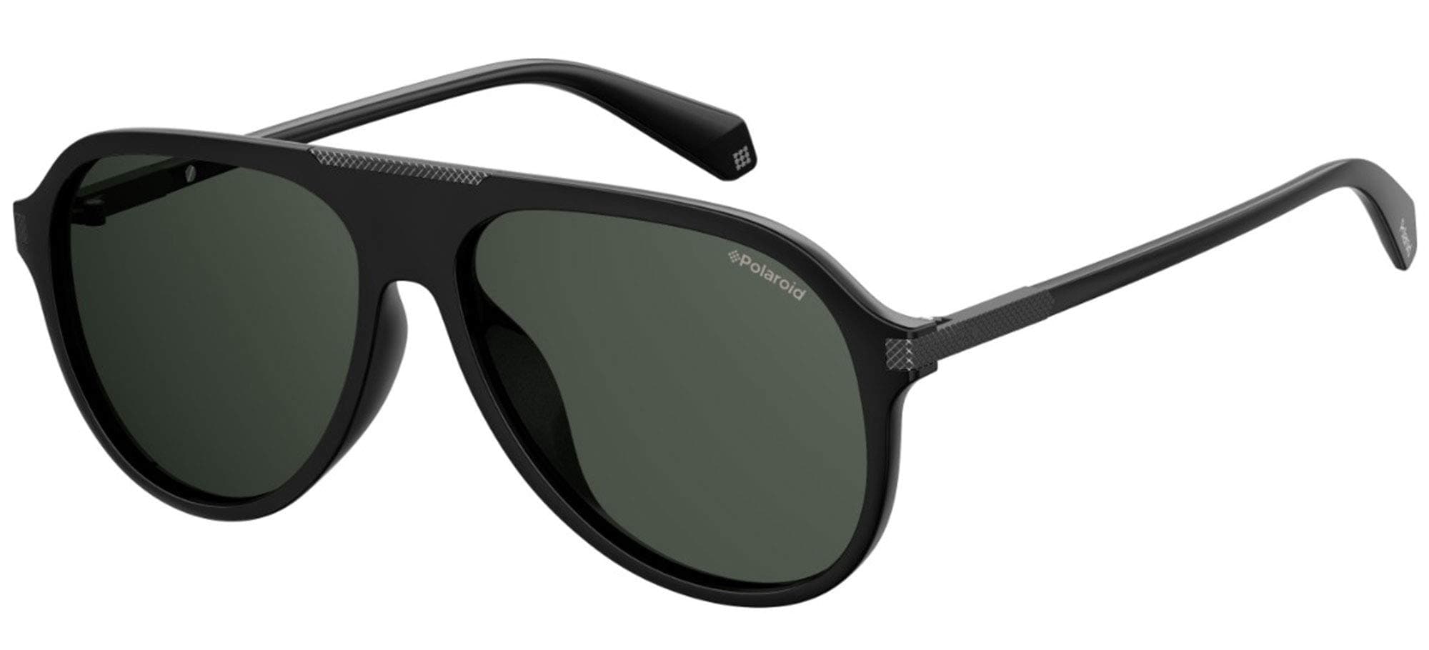 Polaroid Men's PLD 2071/G/S/X Sunglasses, Multicolour (Black), 58