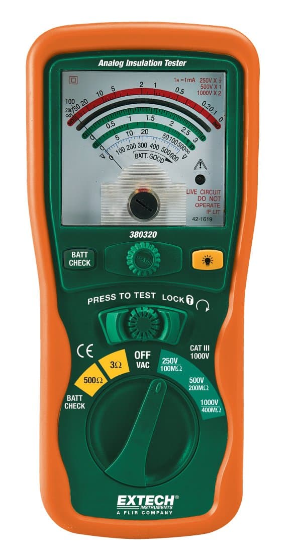 Extech 380320 Analog Insulation Tester
