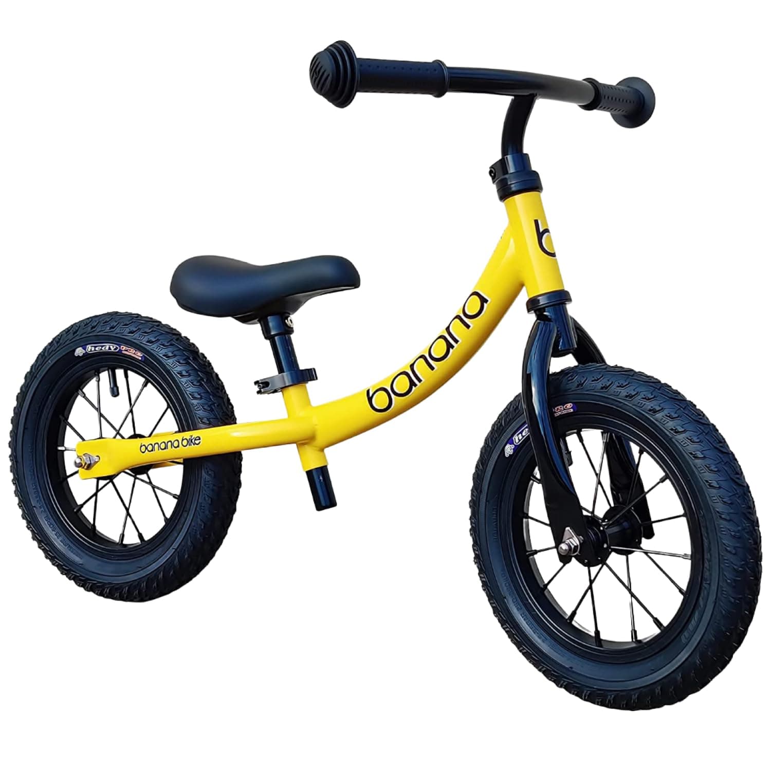 Banana GT Balance Bike - Lightweight Toddler Bike for 2, 3, 4, and 5 Year old Boys and Girls - No Pedal Bikes for kids with Adjustable Handlebar and seat - Aluminium, Air Tires - Training Bike