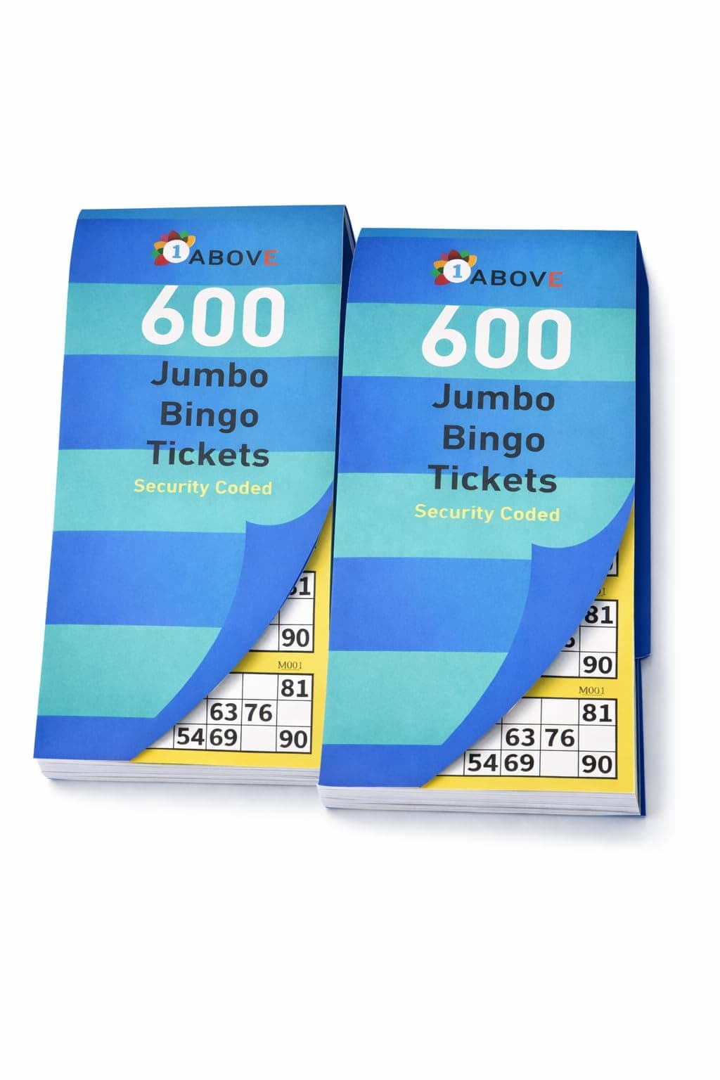 1ABOVE Bingo Tickets Stationery Multi Game Toys Kids Adult Fun Books Pages Jumbo (1), 1A-8002