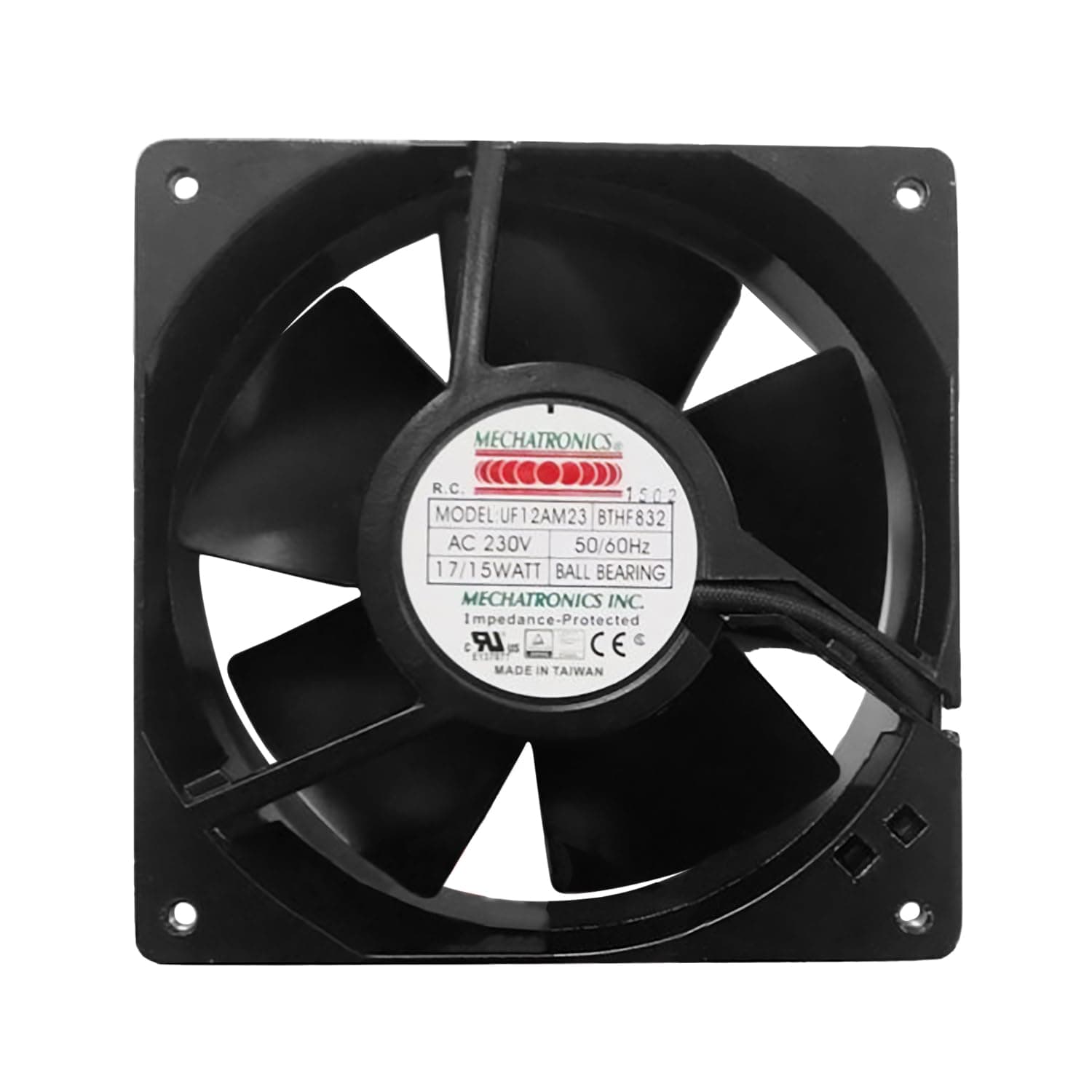120x120x38mm 230 Volts High Temp Fan UF12AM23-BTHR-F832
