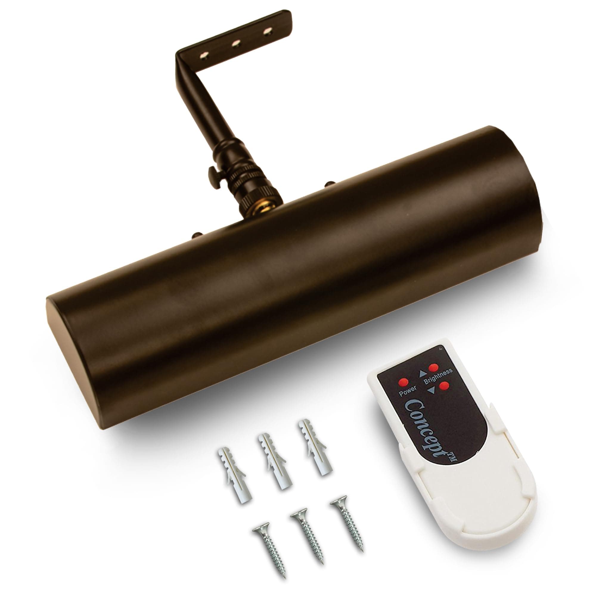 Slimline Black 8" W Cordless LED Picture Light