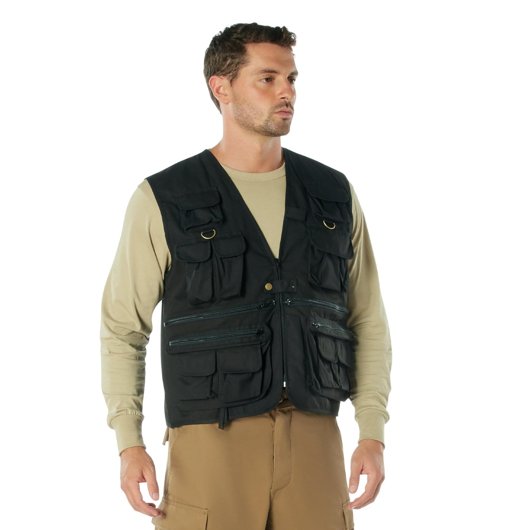 Uncle Milty Travel Vest - Outdoor Fishing Camping 17 Cargo Pocket Jacket