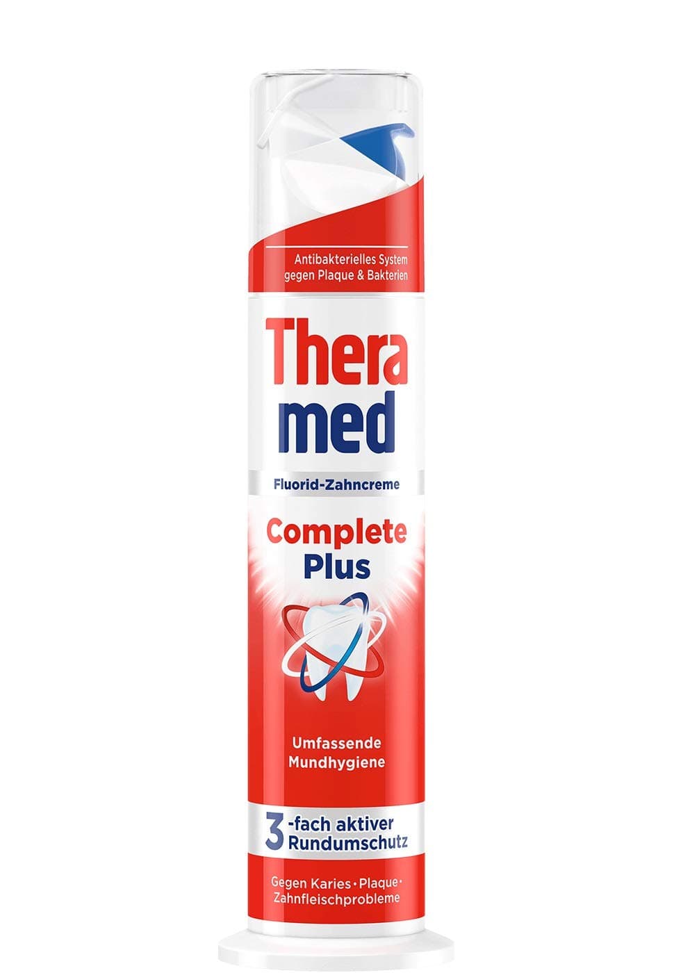 Theramed Complete Plus Toothpaste 100 ml / 3.4 oz (Red - Deep Cleansing anti allergy)
