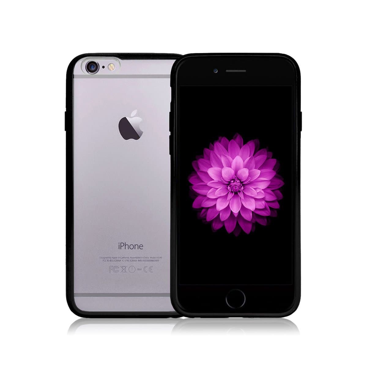 iPhone 6/6s 4.7 iloome Fit Hybrid Case (Midnight Black) Extremely Slim and Lightweight Hybrid case