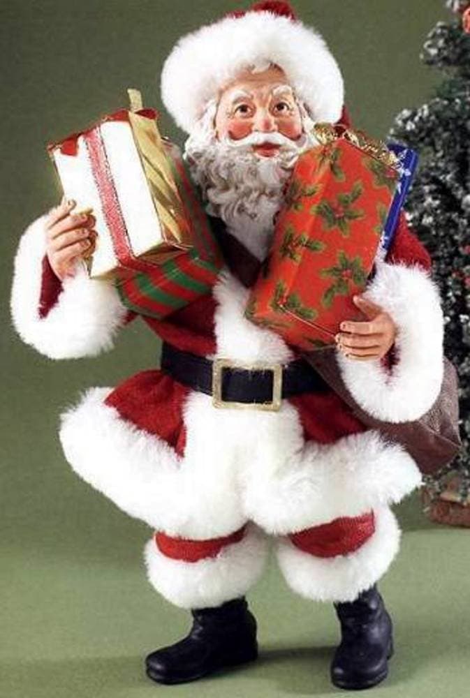 Clothtique Possible Dreams Limited Edition Santa Claus Network Member Kit - Santa and Pin - Santa Delivers