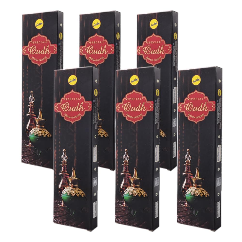 Special Oudh Incense Sticks for home and office 50g (Pack of 6, Special Oudh Cambodian)