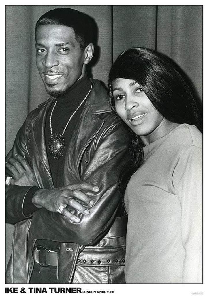 IKE Tina Turner London April 1968 Music Album Rock Roll Vintage Cool Wall Decor Art Print Poster 24x36