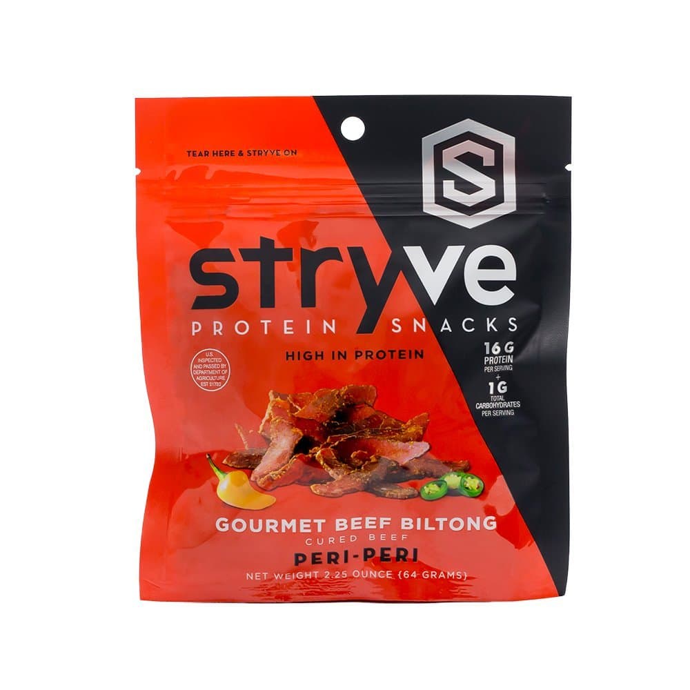 Beef Biltong Peri-Peri, No Fat, Low Sugar, 16g Protein, 2.25oz