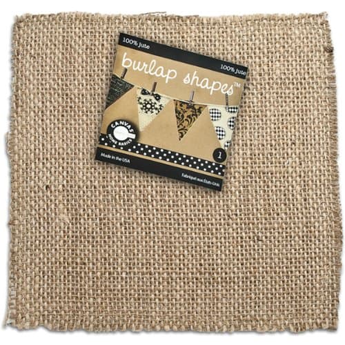 Canvas Corp - Burlap Shapes - Square