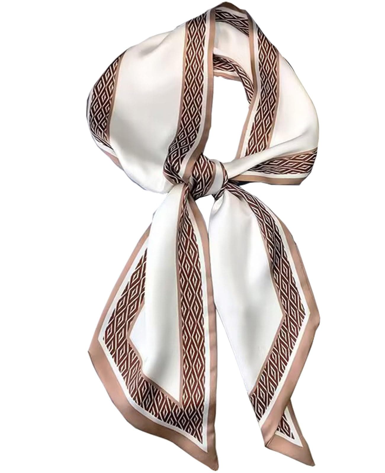 Dailyacc Hair Scarf for Women Fashion Silky Satin Headscarf Wrap Breathable Lightweight Neck Scarves For Handbag