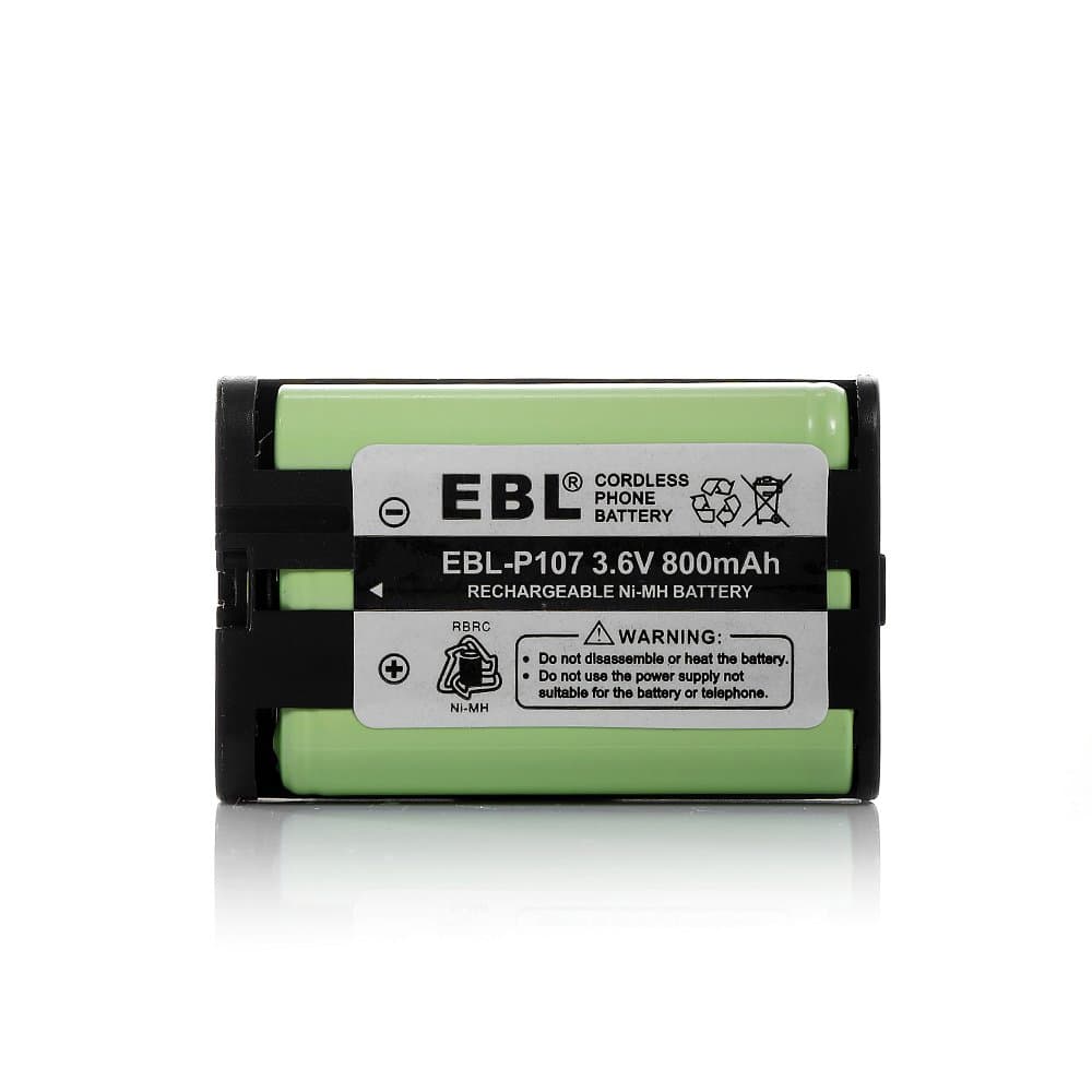 EBL HHR-P107 HHRP107 HHR-P107A Replacement Cordless Rechargeable Phone Battery