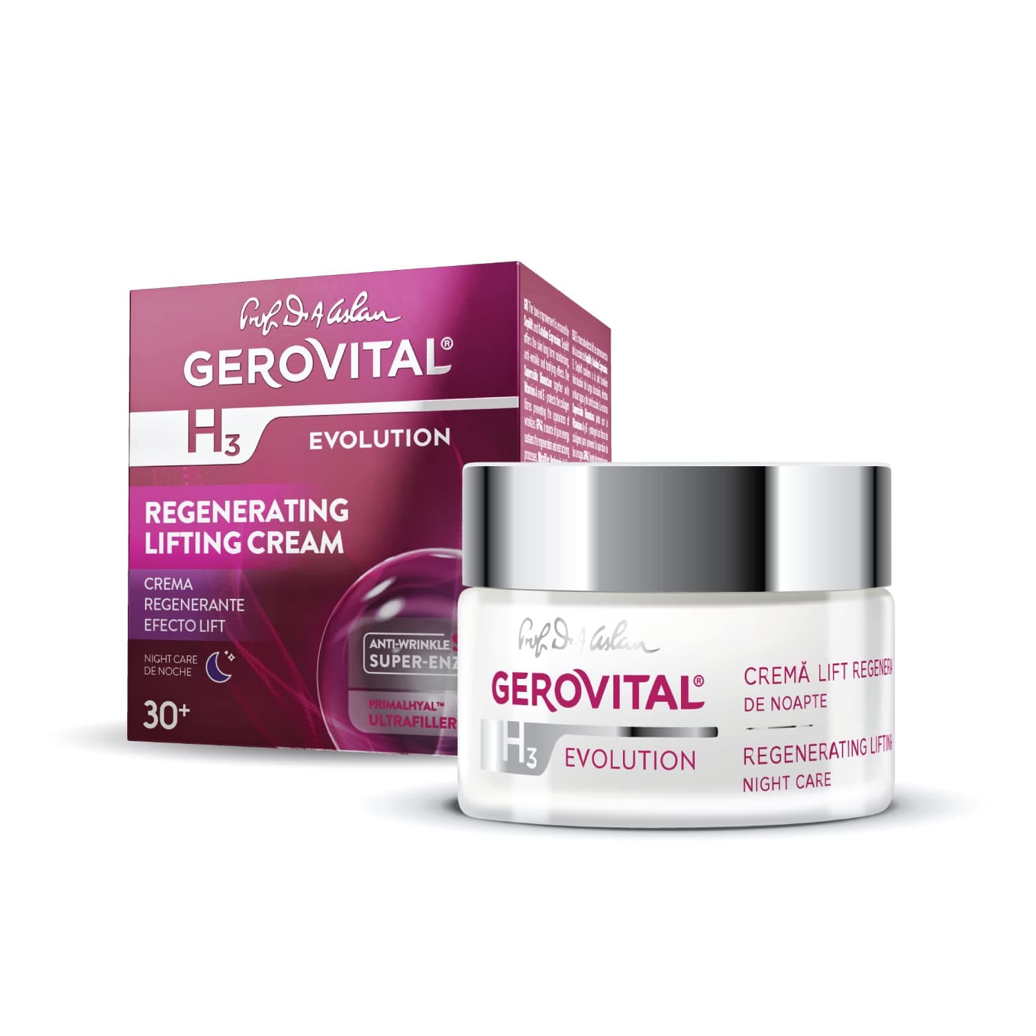 Gerovital H3 Evolution - Regenerating Lifting Cream - Night care - Skin type: Dry skin Dehydrated (50 ml)