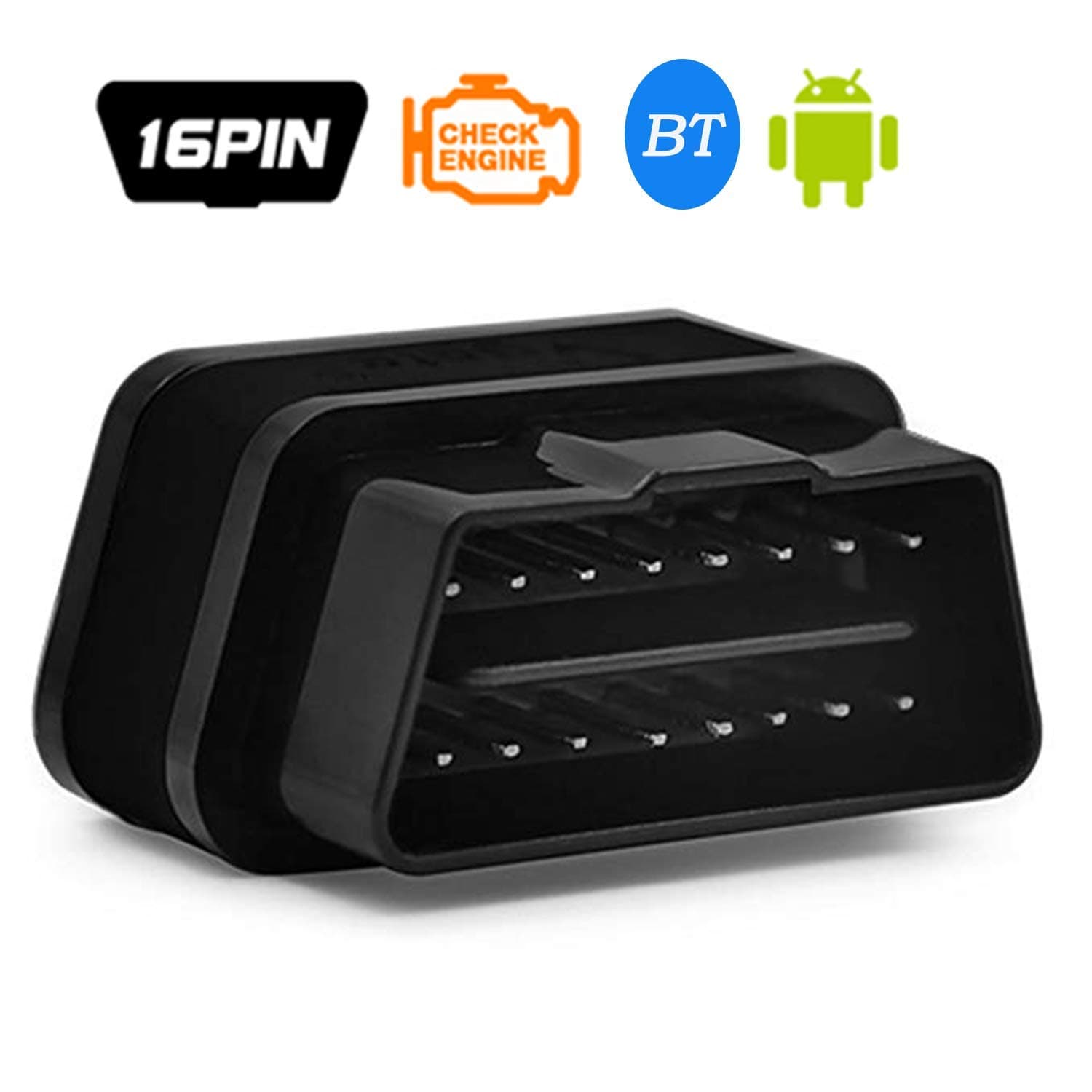 OBD2 Scanner iCar2 Wireless Diagnostic Tool Support all OBD Protocals BLACK