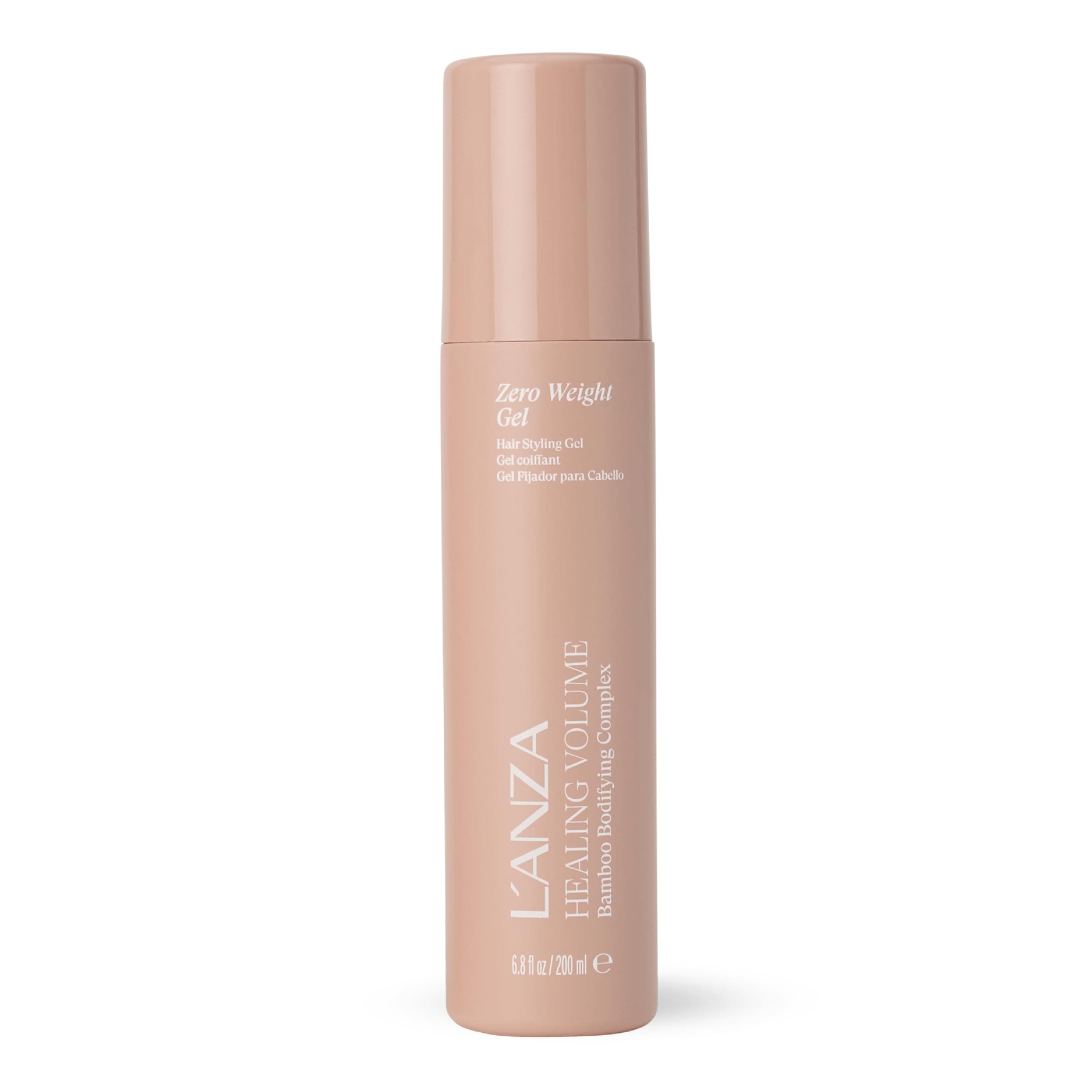 L'ANZA Healing Volume Gel & Hairspray Flexible Hold, Styling, Humidity Defense, No Flakes, Defines Texture, Adds Shine, Color Safe, Sulfate Free