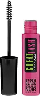 MAYBELLINE - Great Lash Washable Mascara 100 Blackest Black - 0.43 fl. oz. (12.7 ml)