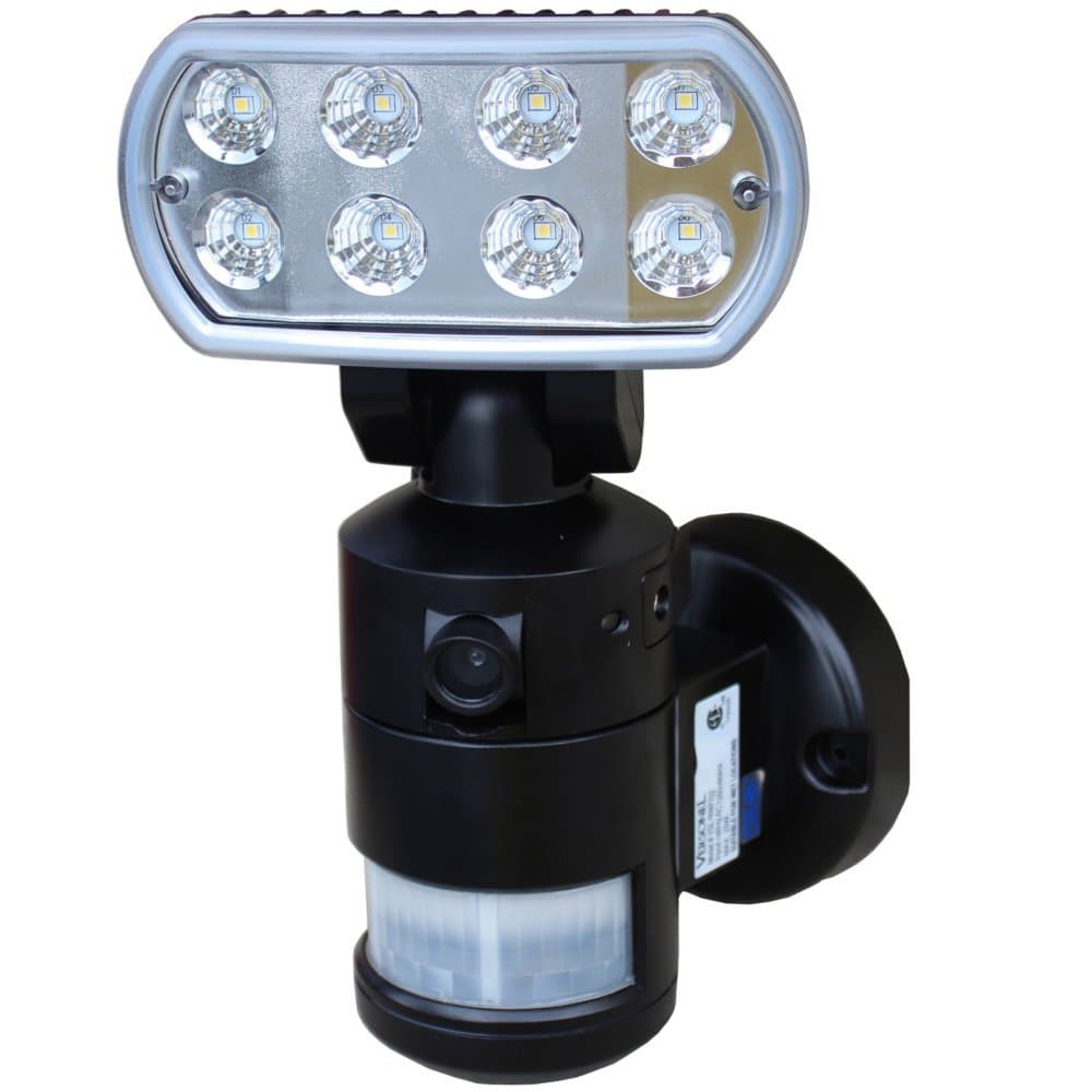 VSLNWP702B Nightwatcher Pro Motorized LED Security Motion Tracking Flood Light with Camera,Black