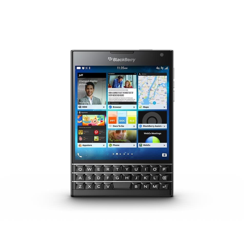 BlackBerry Passport 32GB 4G Black - smartphones (Single SIM, BlackBerry OS, EDGE, GPRS, GSM, HSPA+, LTE, Micro-USB)