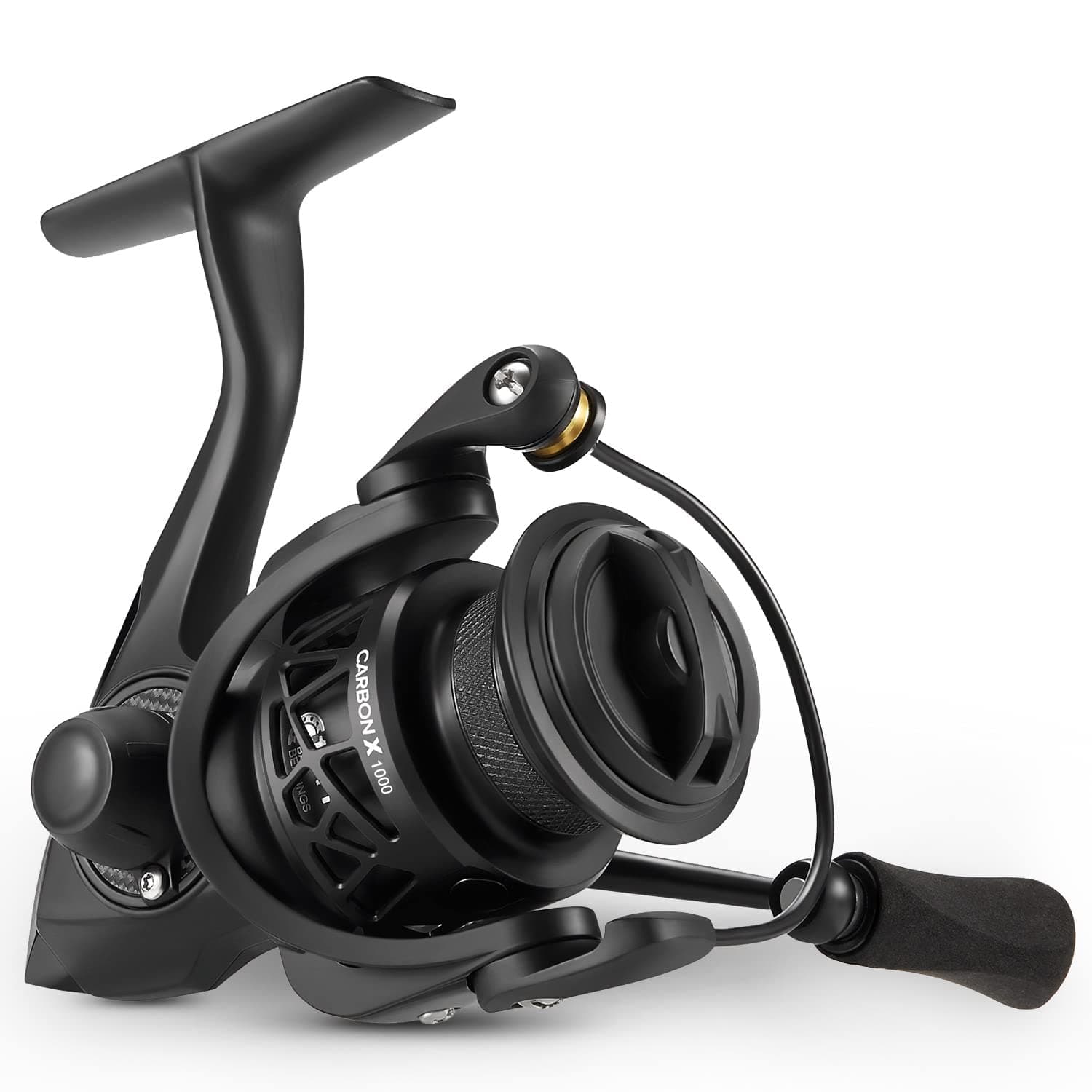 Carbon X Spinning Reels, Light to 5.1oz, Carbon Frame and Rotor, 33LBs Max Drag, 10+1 Shielded BB, 5.2:1/6.2:1 High Speed Gear Ratio, Smooth Powerful Saltwater Freshwater Spinning Reel