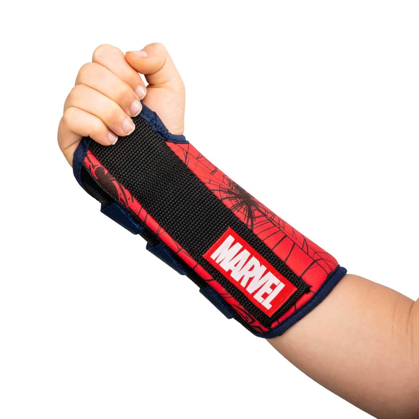 DonJoy Advantage Comfort Wrist Brace for Youth/Kids Featuring Marvels Captain America, Spider-Man to aid sprains strains support tendonitis carpal tunnel - Spider-Man XX-Small - Left