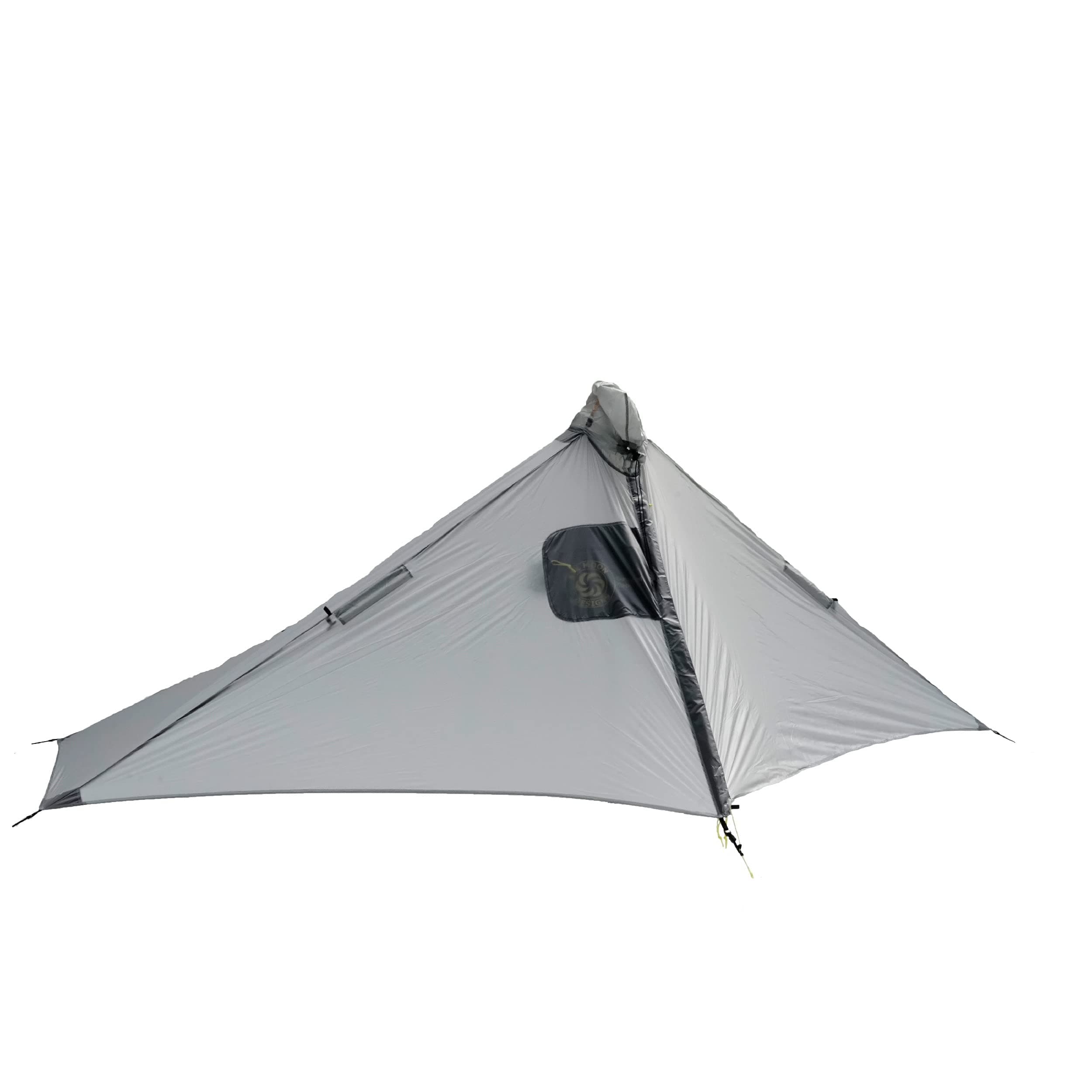 Six Moon Designs Gatewood Cape - 11 oz. - 1 Person Ultralight Tarp/Cape (Gray) Packs Small. The ONLY Poncho-Style Tarp to Provide Complete 360° Protection.