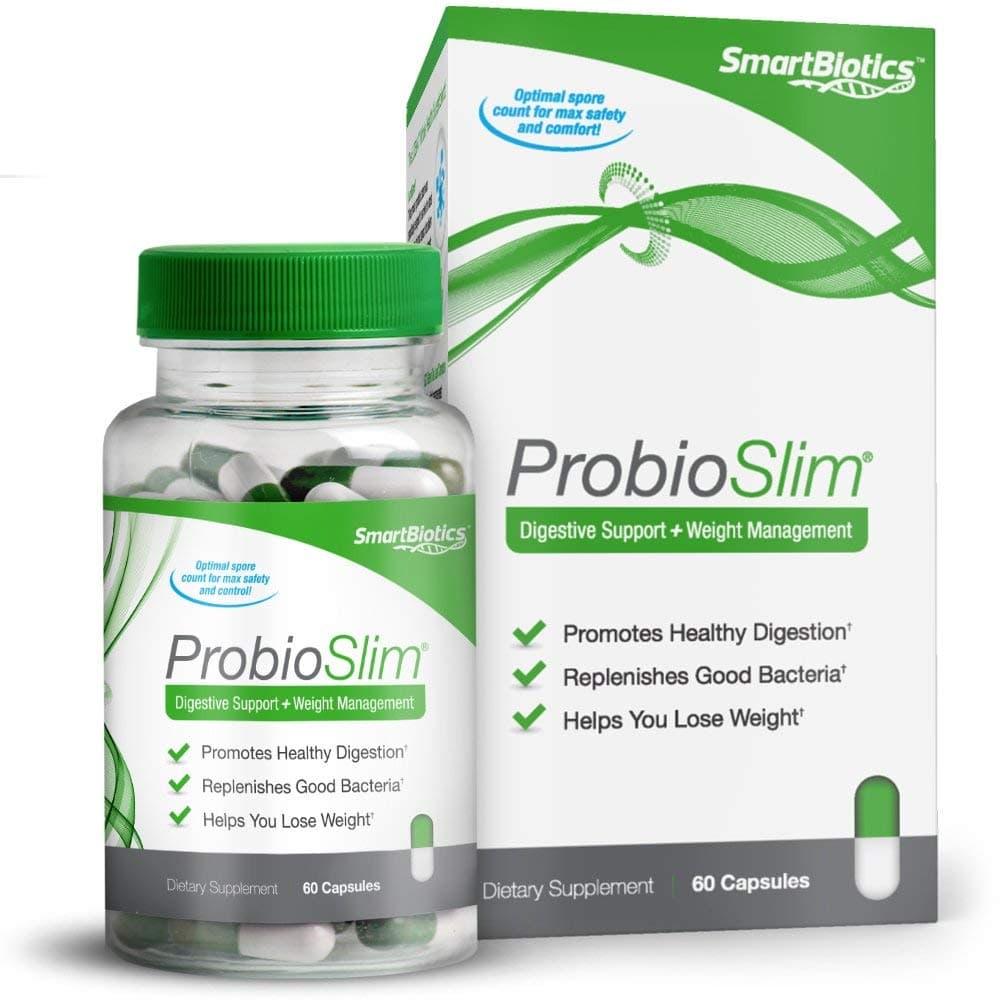 SmartBiotics Probioslim Digestive Support Plus Weight Management Capsules, 60 Count by ProbioSlim