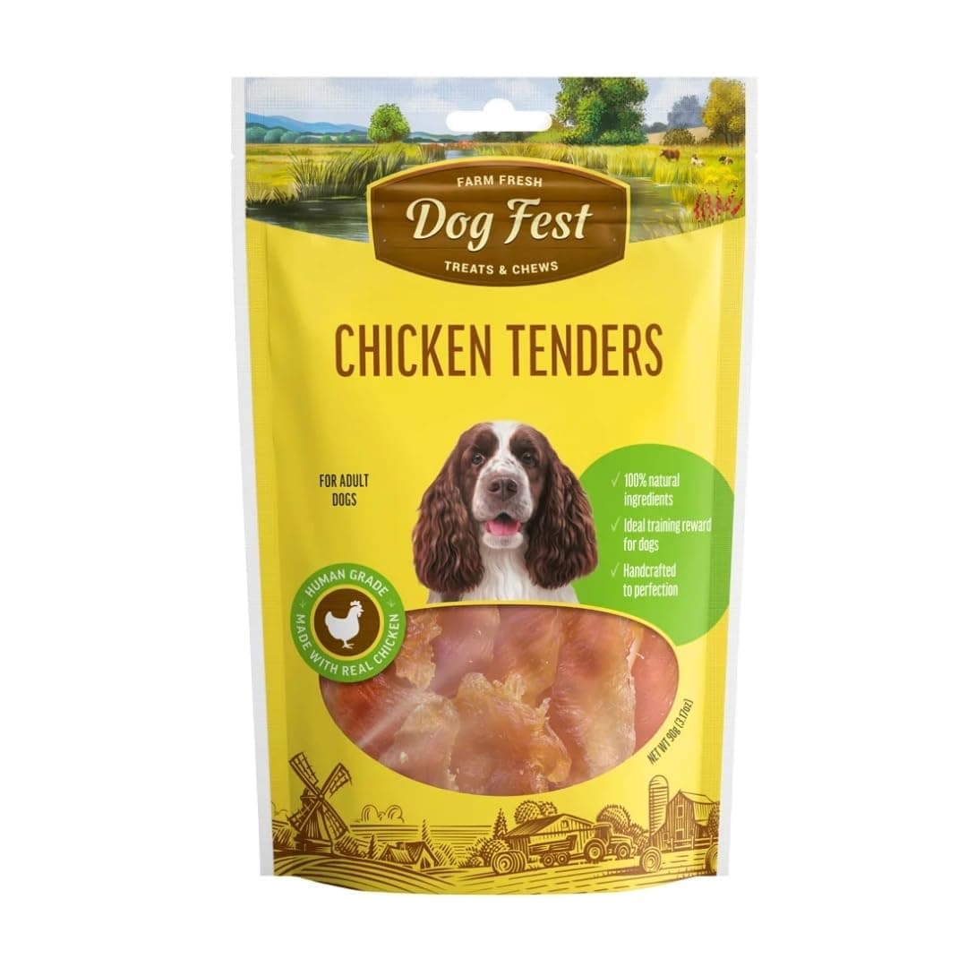 Chicken Tenders For Adult Dogs,Dog Treats - 90G (3.17Oz)