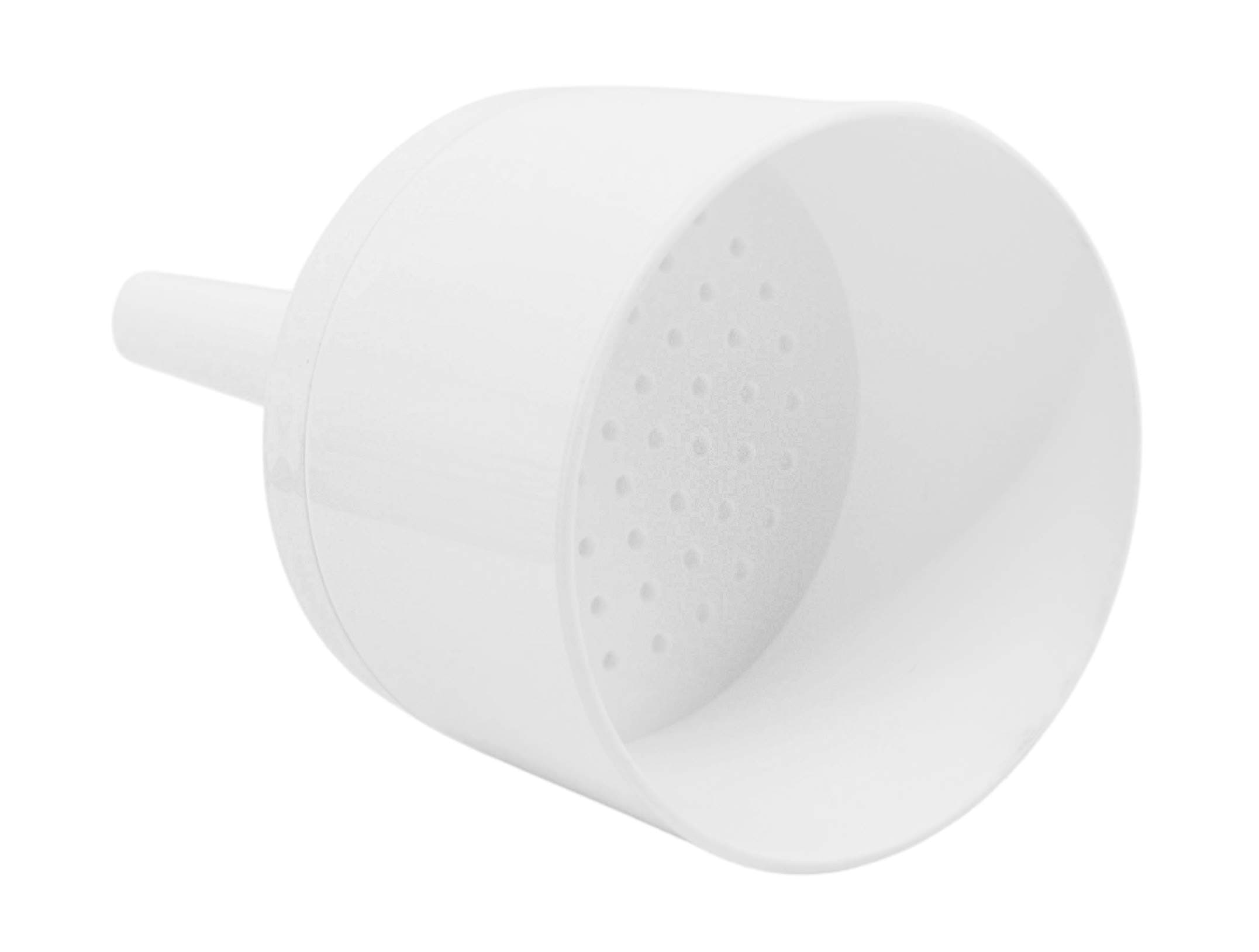 EISCO Buchner Funnel, 7.5cm - Polypropylene, 2 Parts - Designed for 5-6cm Filter Paper - Stem Length, 6cm - Lightweight, Autoclavable