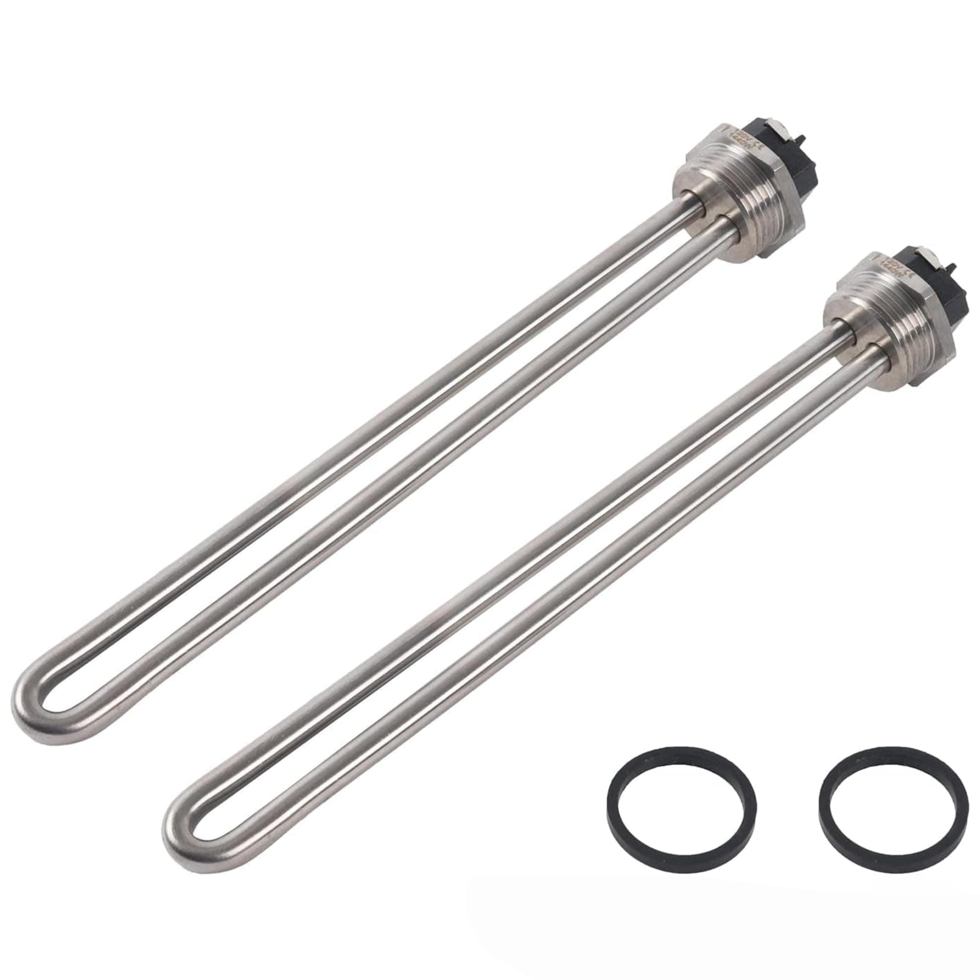 TonGass 2-Pack 304 Stainless Steel RV Water Heater Element 1440 W / 120 V with Gaskets – Universal Replacement for SW-Series, Suburban RV Hot Water Heater