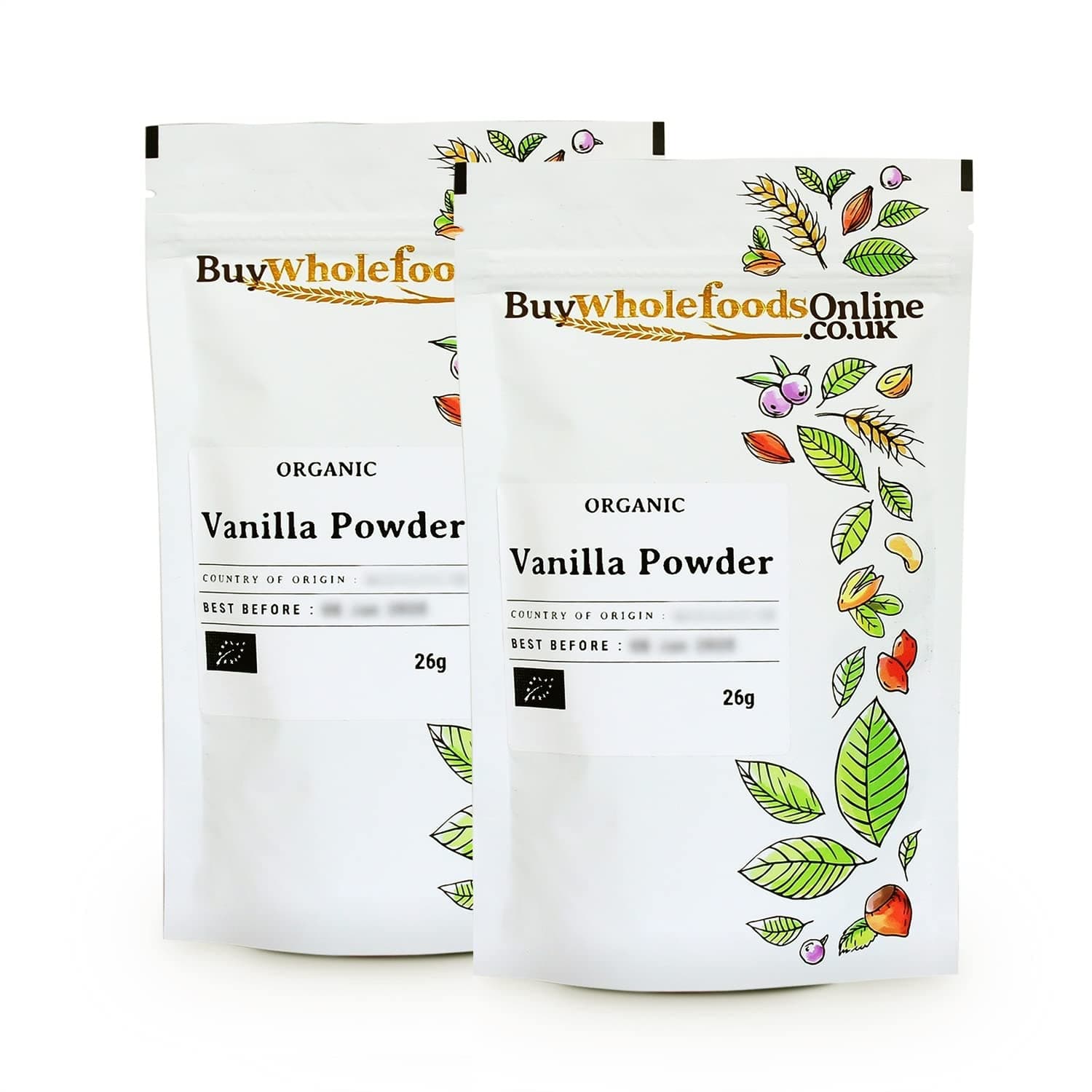 Organic Vanilla Powder 52g (Buy Whole Foods Online Ltd.)