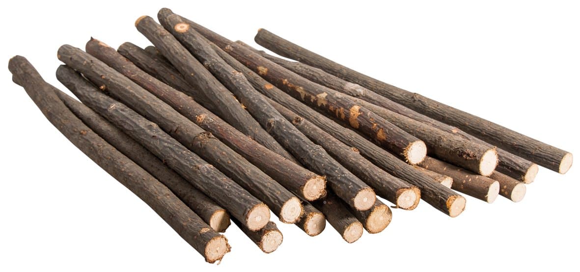 Rayher 65229000 Bundle of 20 Wooden Sticks with Bark for DIY Crafts, Natural Branches for Floristry, Wreath Making and Home Décor, 20-25cm, 20 Pieces