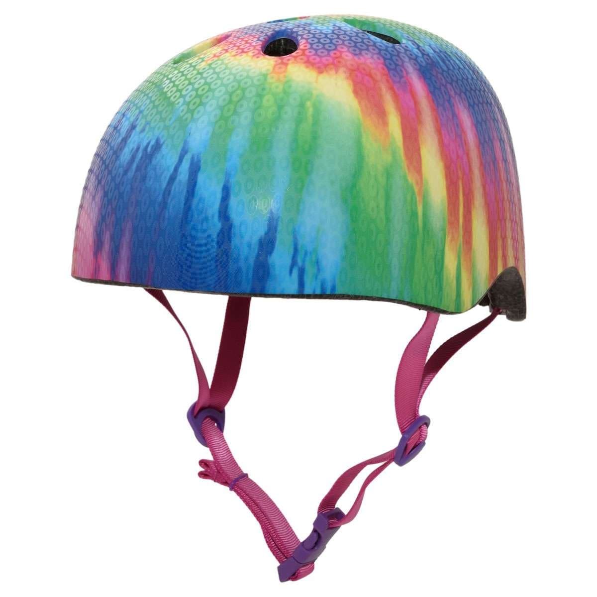 Girls Bike Helmet, Free Spirit Tye Dye