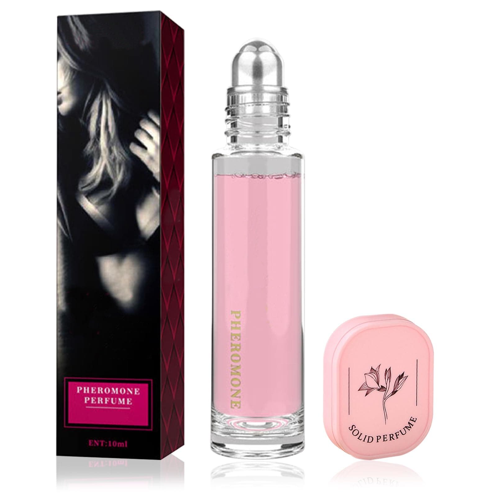 Pheromone Perfume for Women - Roller Ball for Women & Men, 10ml with Balm