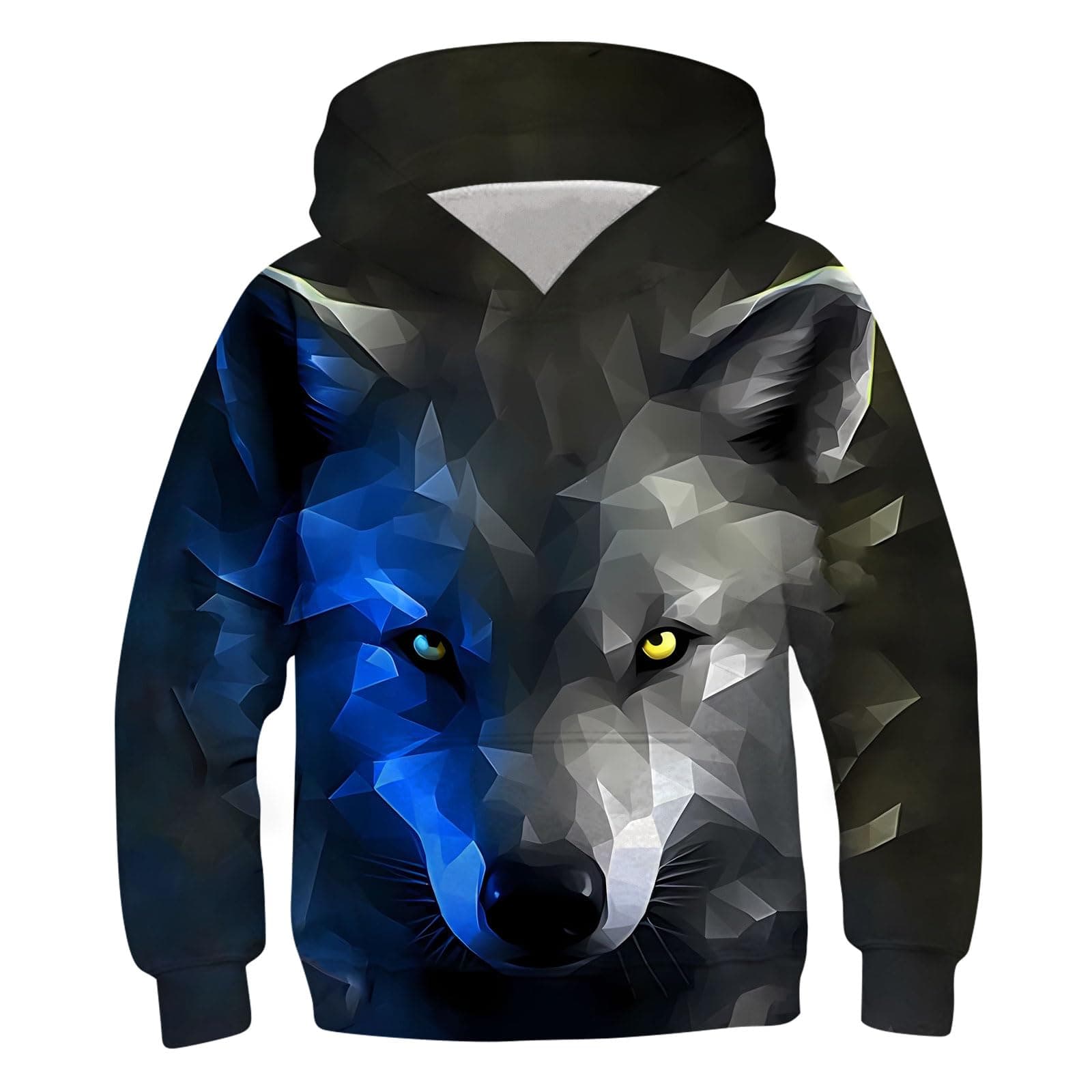 SunFocusBoys Hoodies 3D Print Graphic Sweatshirt Hoody Long Sleeve Cool Funny Kids Hooded Jumper with Pocket 6-16 Years