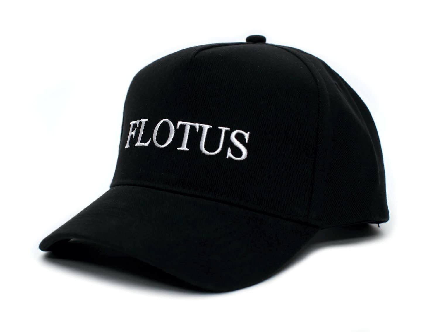 FLOTUS Embroidered Melania Trump One Size Unisex Baseball Cap Hat (Black)