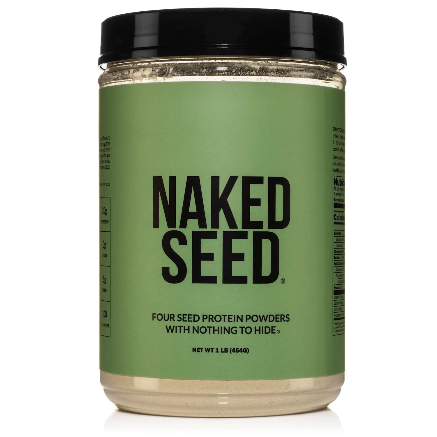 Seed - 4 Protein Powder, Only Ingredients Chia, Watermelon, Sunflower And Pumpkin Gluten-Free, Soy Free, Vegan, No Gmos, Artificial Sweeteners 15 Servings