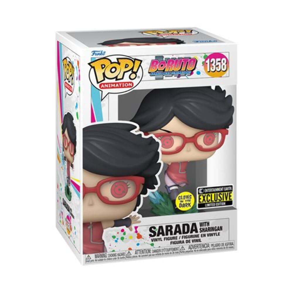 Pop! Animation: Boruto - Sarada with Sharingan (Glow in The Dark Exclusive)