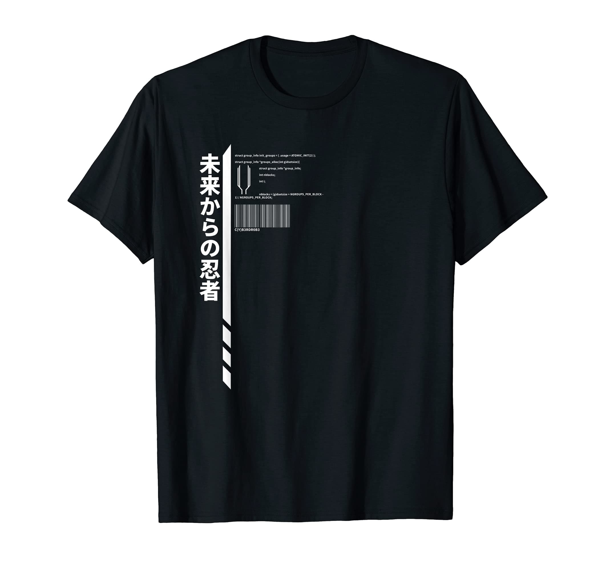 Techwear Urban OutfitsTechwear Goth Ninja Hidden Code T-ShirtOEKO-TEX STANDARD 100